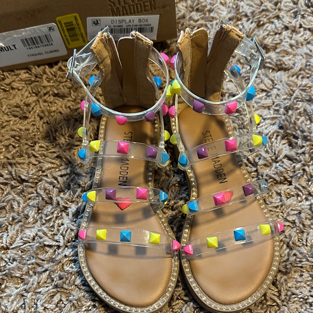 Steve Madden Multicolor Studded Sandals
